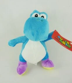 Nintendo Super Mario YOSHI Blau Plüsch Kuscheltier Ca 30cm -Spielwarenladen Nintendo Super Mario YOSHI blau Pluesch Kuscheltier ca 25cm 2
