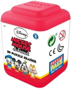 Disney Classic 3D Puzzle Radiergummi 8 Verschiedene Motive Zum Zusammenbauen